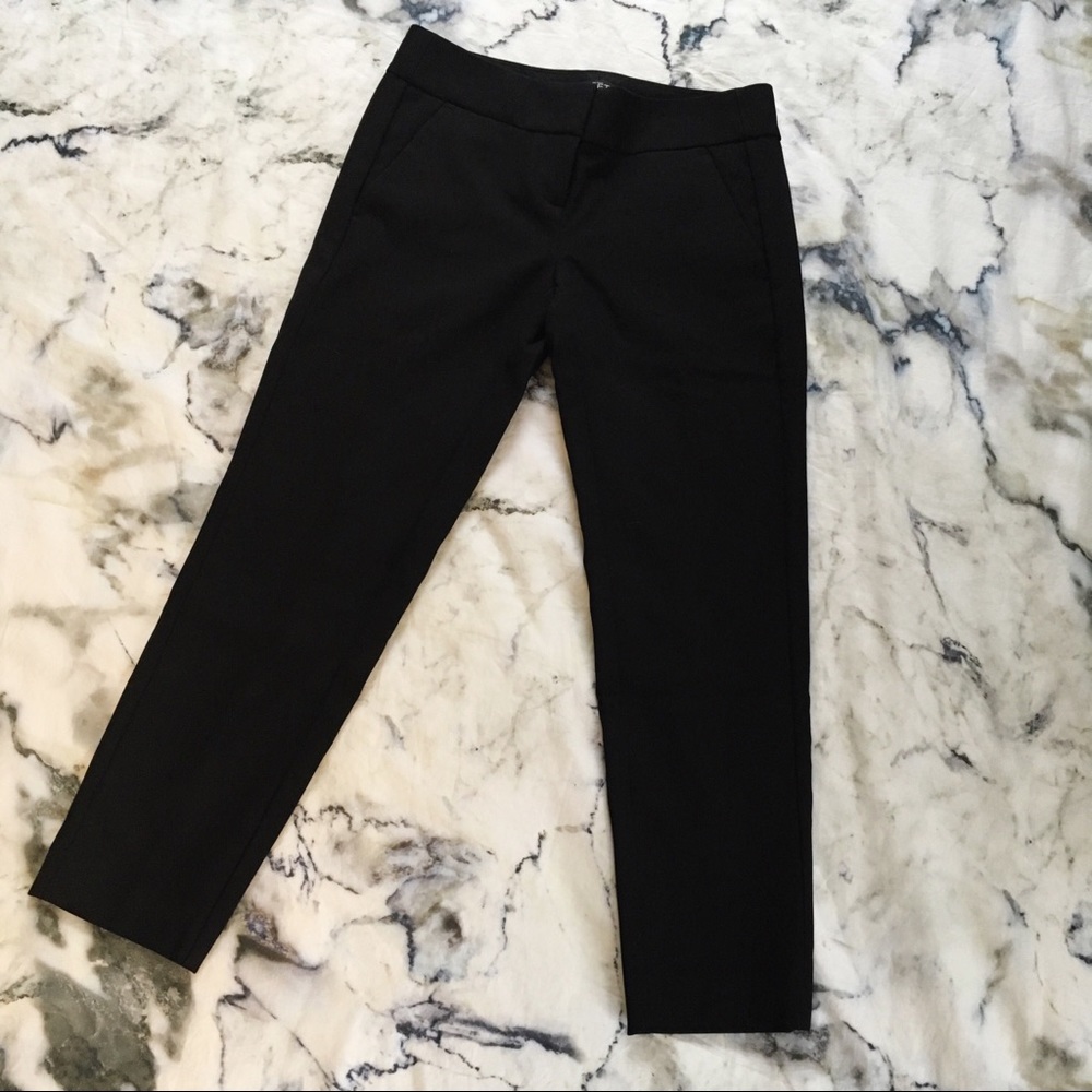 Loft Black Cropped Skinny Trousers 00P